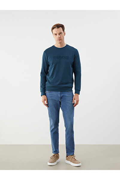 LC Waikiki Ανδρικό φούτερ με μακρυμάνικη λαιμόκοψη