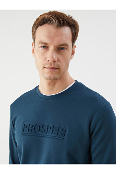 LC Waikiki Ανδρικό φούτερ με μακρυμάνικη λαιμόκοψη