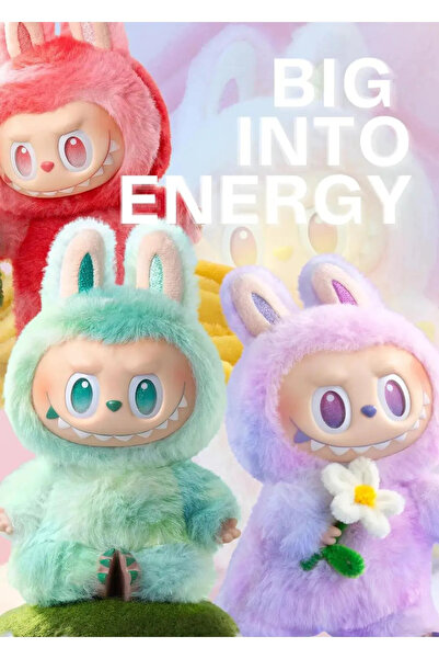 İMEXTECH Labubu Biginto Energy Serisi anahtarlık peluş oyuncak A Kalite 1 adet süpriz renk