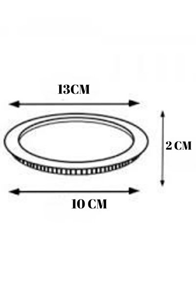 CFR 8w Tasarruflu Beyaz Işık Sıva Altı Panel Tavan Spot (6W 10 CM UYUMLU) 1,2,3,4,5,6,8,10,100-ADET