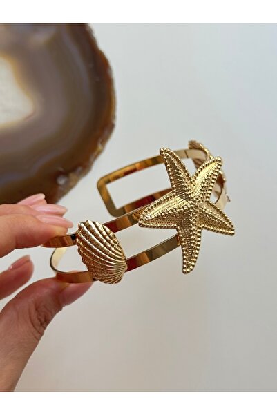 YOUES JEWELRY مشبك ذراع من الفولاذ على شكل نجم البحر هيلينيستيك بازو، مشبك ذه...