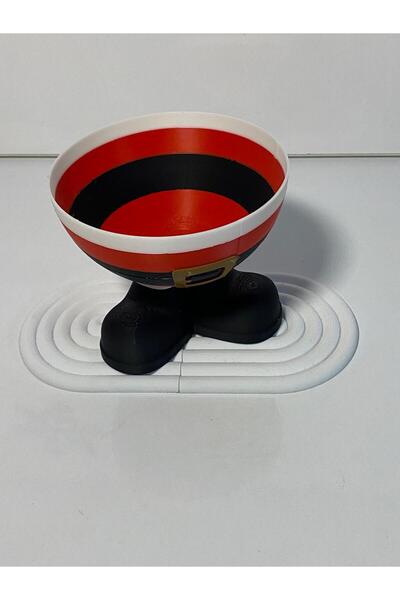 smilechild New Year's Special Decorative Presentation Plate - Sparkling New Year Table and Home Decor 10 cm