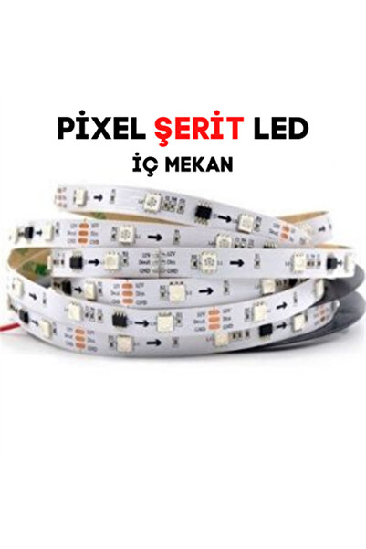 ALLES RGB Magic Şerit Led IP20 Metrede 60 Led 5MT IP20- WS2811-MAGIC LED