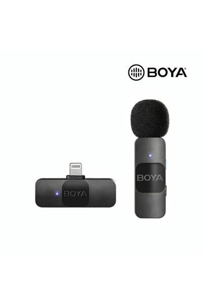 BOYA Ultra-Compact 2.4 GHz Wireless Microphone for Apple Lightning Port