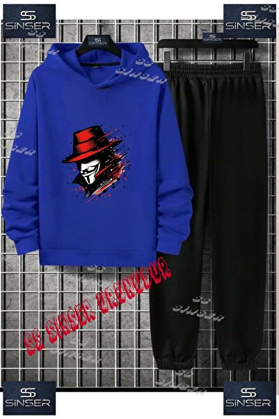 SS SİNSER Детски унисекс "VANDETA PAINTED" специален принт с качулка