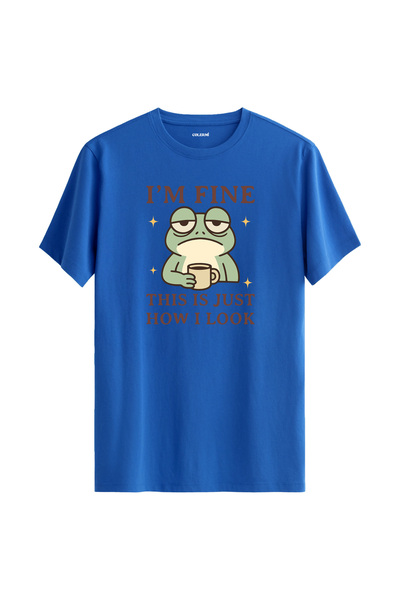 Colermi شخصية ممتعة بتصميم الضفدع البني بنسبة 100% من القطن الفاخر