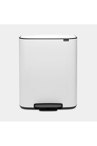 Brabantia Bo Pedal Trash Can 60 Liters - White
