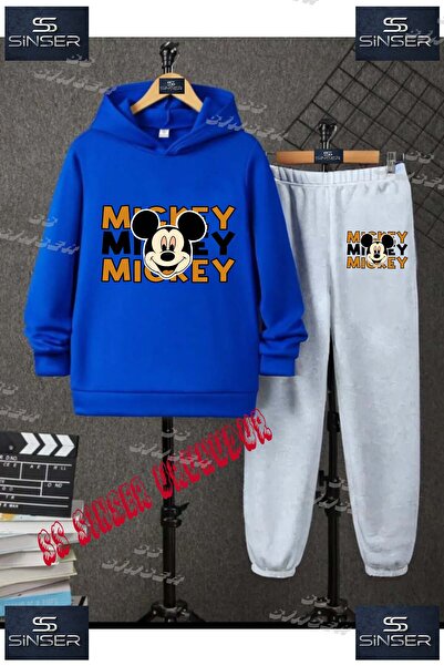 SS SİNSER Set de trening unisex pentru copii cu hanorac cu imprimeu special „...