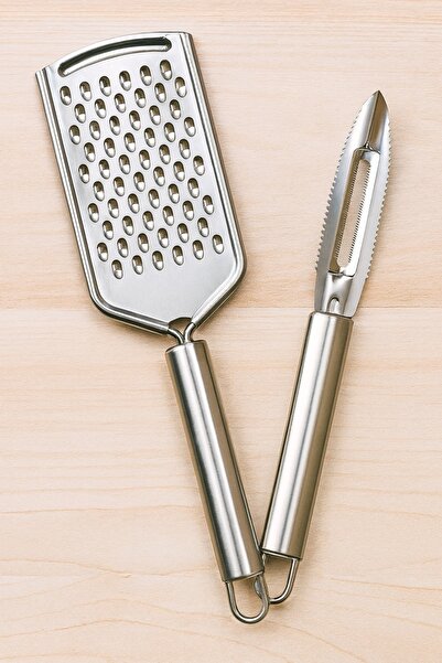 poswicon مجموعة من 2 مبشرة من الفولاذ المقاوم للصدأ، مقشرة خضروات الفواكه | ا...