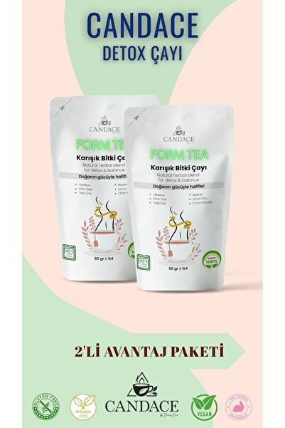 Candace Diyete Destek Detox Çayı 2'Li Paket