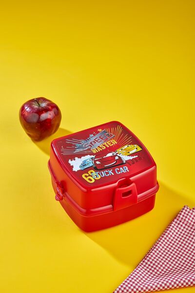 A&A 4 Compartments 2 Tiers Lunch Box Car with Self Spoon