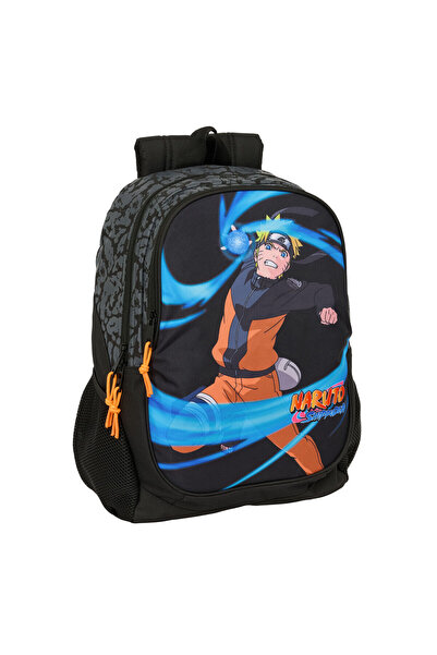 NARUTO Ghiozdan școlar negru 32 x 44 x 16 cm