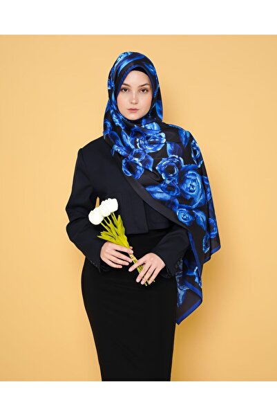 LEİLA SCARF Imported Twil Silk Shawl