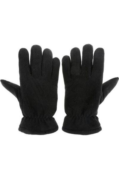 ESERIS Unisex Siyah Termal Kışlık Kaliteli Polar Eldiven L-m