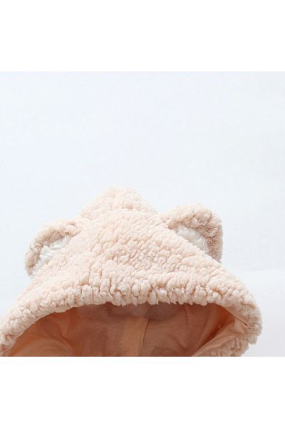 Superbaby Cream plush jumpsuit - Dear Baby
