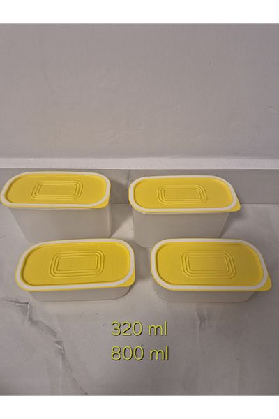 Tupperware Oval Water Set of 4 Pulses Storage Container