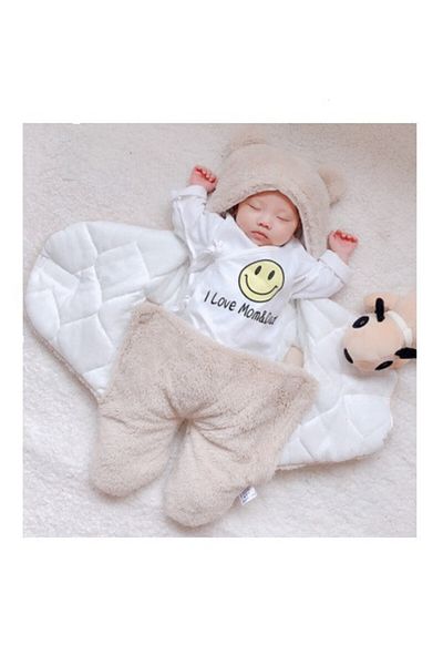 Superbaby Cream blanket for swaddling overalls