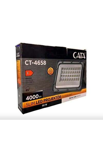 Cata 50W Led Platınum Projektör CT-4658 Beyaz Işık