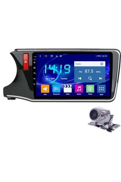 AVT مشغل الوسائط المتعددة للسيارة هوندا سيتي 2015-2018 وحدة رأس أندرويد راديو...