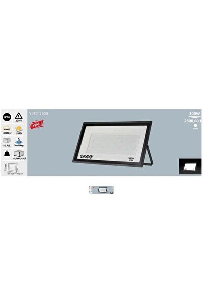 Noas 500W ULTRA SLIM LED PROJEKTÖR BEYAZ 6500K YL70-1500