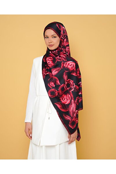 LEİLA SCARF Imported Twil Silk Shawl
