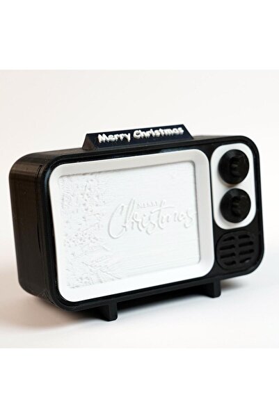 RetroGlow Retro Televizyon Tasarımlı İsimli & Fotoğraflı Bluetooth Hoparlör –...