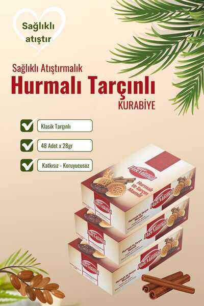 HasMamül TARÇINLI HURMALI KURABİYE 3 KUTU