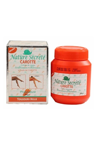 Nature كريم تبييض الجسم بزيت الجزر 300 جم