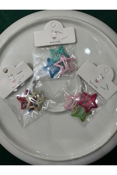 irtihal Starry Buckle Mixed Color 9 Pcs