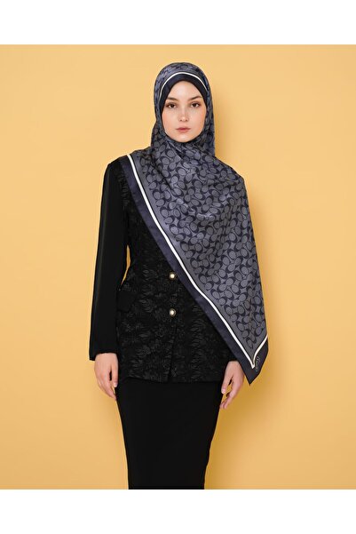 LEİLA SCARF Imported Twil Silk Shawl C Pattern