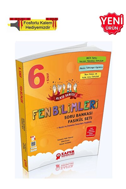 Zafer Yayınları 2026 - 6. Sınıf FEN BİLİMLERİ Fasikül Soru Bankası - YENİ + Hediye