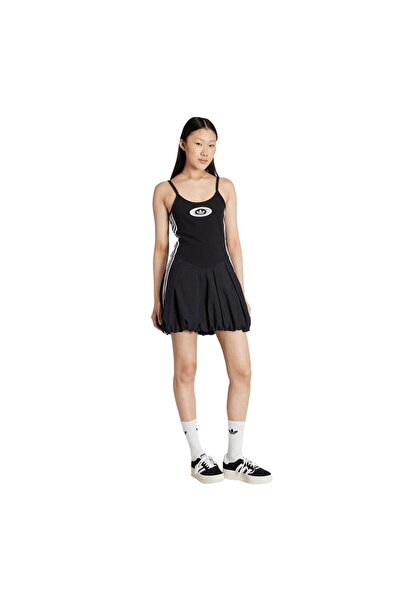 adidas Women's Black Dress Balloon Dress Kc8798