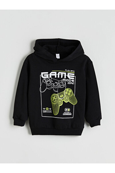 LC Waikiki Boy's Thick Hooded Sweatshirt and Sweatpants