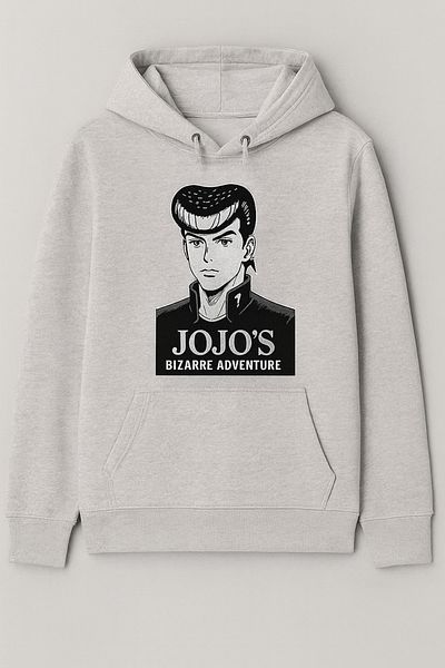 CLASSY.MODA “Oversize Unisex 3 Thread Printed Sweatshirt - Jojo’S Bizarre Adventure”