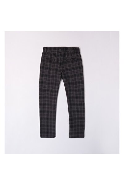 İDO Elegant Checkered Pants for Boys, I Do, Gray, 140-152 CM