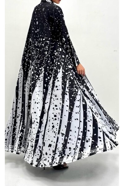 elegant hijab Modern Splash Design Abaya