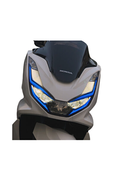 sticker PCX 2021 2024 Uyumlu Far Filmi Mavi Folyo