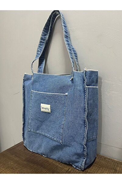 Mons Geantă din denim Stonewashed Denim – 40x40x10 cm