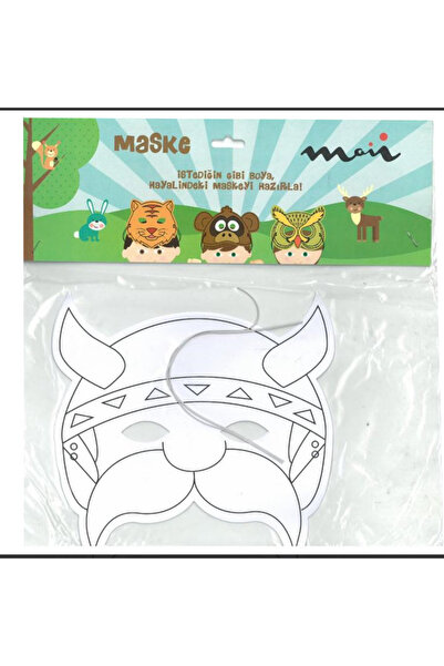 Aktif Beyin Maske Boyama Viking Model