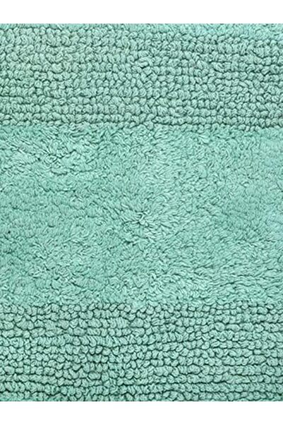 Generic Home 850 GSM Green Cotton Bath Mat (40 cm X 60 cm)