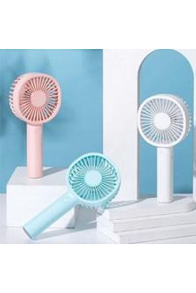 KTR TECH USB Mini Fan Şarj Edilebilir Taşınabilir El Fanı siyah