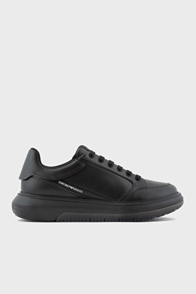 Emporio Armani Logolu Sneaker Ayakkabı Erkek AYAKKABI EM003666 AF18226 UC001