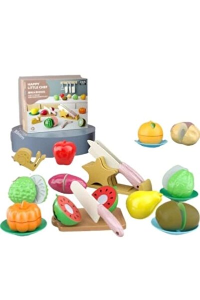 Mixbo Set de joaca fructe pentru feliat Mixbo, plastic, 21 piese, 3 ani +, mu...