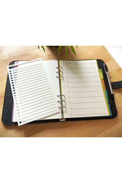 Ravenlab Ajanda Defter İçin Çizgi Şablonu Organizer Yazı Cetveli