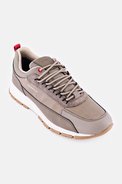 Geox Men Lace Up Casual Shoes, Dark Grey