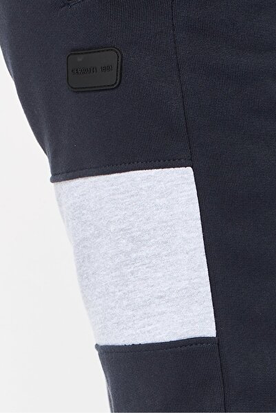 Cerruti 1881 Men Regular Fit Brand Logo Sweatpants, Dark Navy