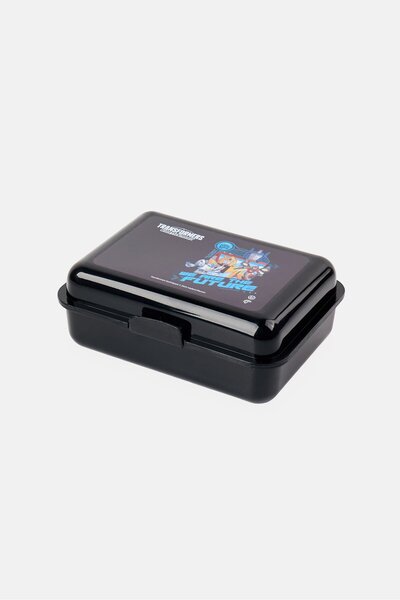 transformers Kids Boy Earthspark Lunch Box, Black