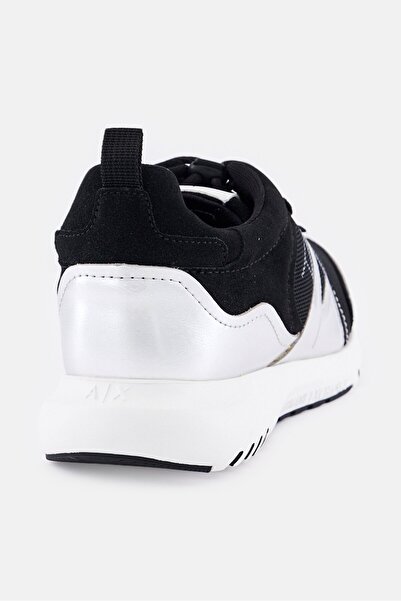 Armani Exchange Women Lace Up Casual Shoes, Black