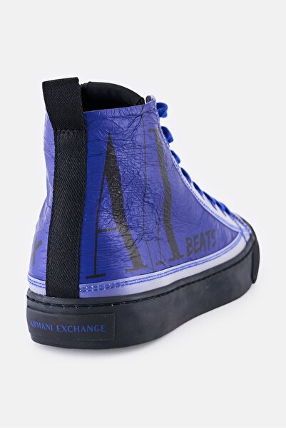 Armani Exchange Men Medium Lace Up Casual Shoes, Blue