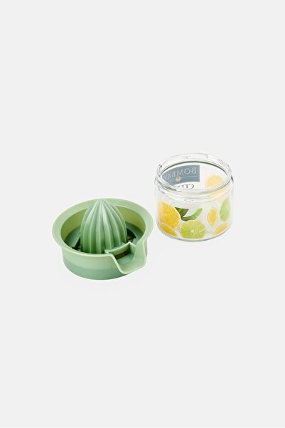 Bombay Glass Citrus Juicer, Sage Green